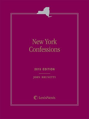 cover image of New York Confessions